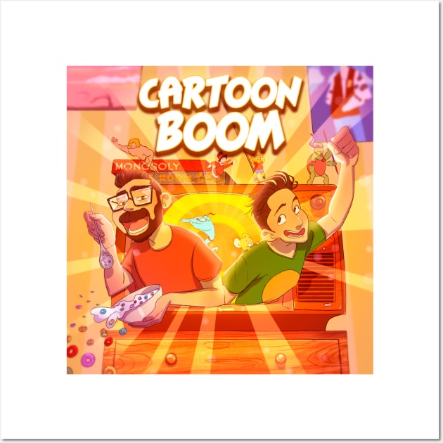 Cartoon Boom Podcast Wall Art by NerdSloth